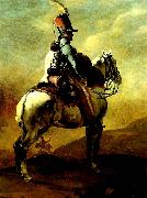 Theodore   Gericault trompette de hussards Germany oil painting artist